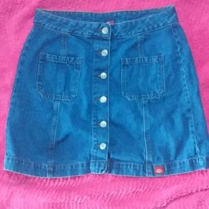 Large Dickies Denim Skirt